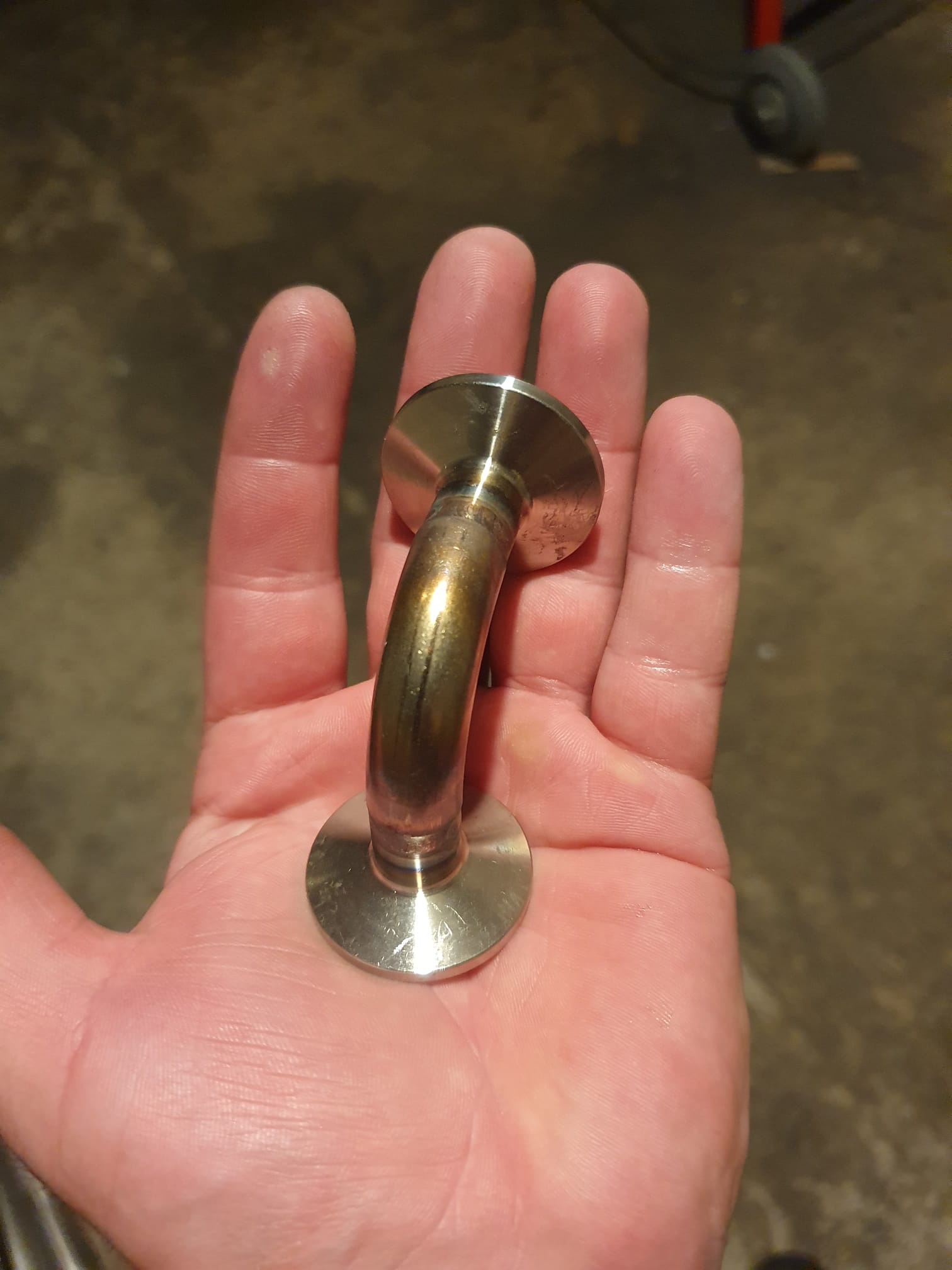 Kolanko nierdzewne o średnicy zewnętrznej 13 mm
