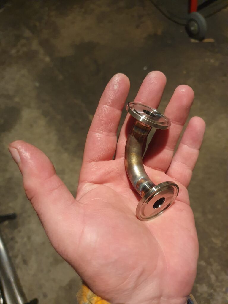 Kolanko nierdzewne o średnicy zewnętrznej 13 mm — zdjęcie 2