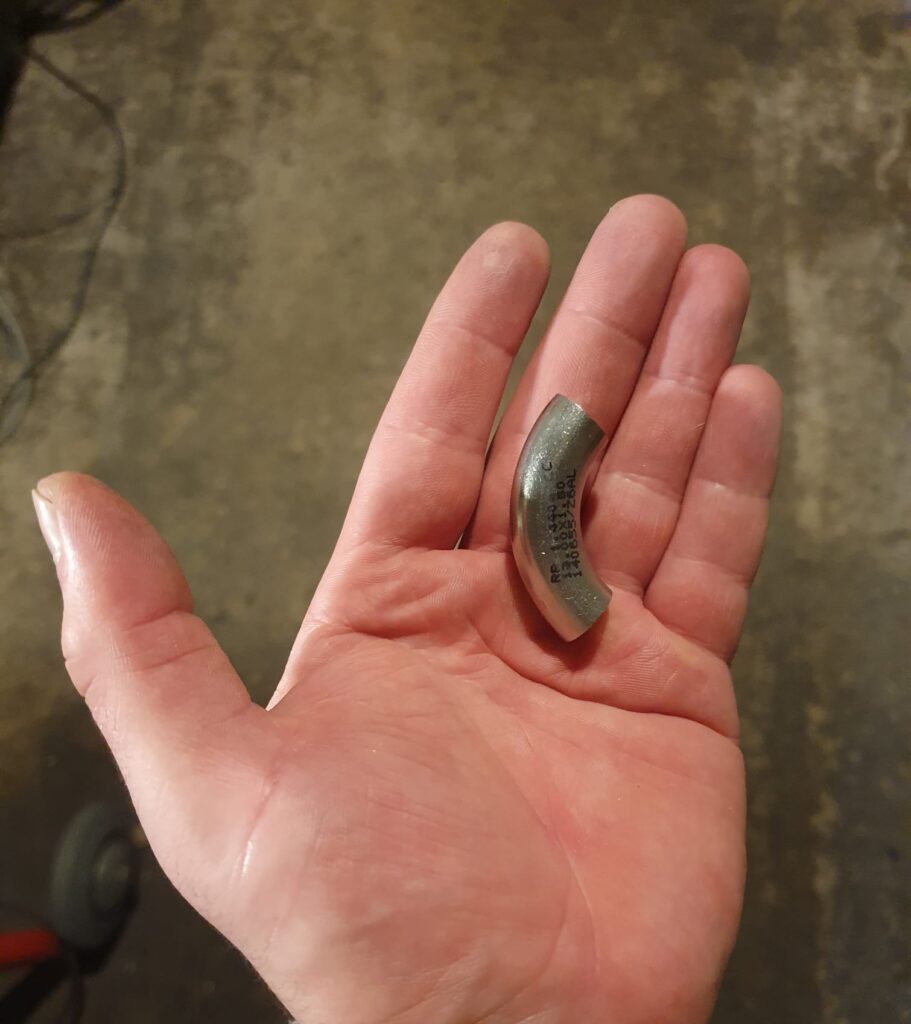 Kolanko nierdzewne o średnicy zewnętrznej 13 mm — zdjęcie 3